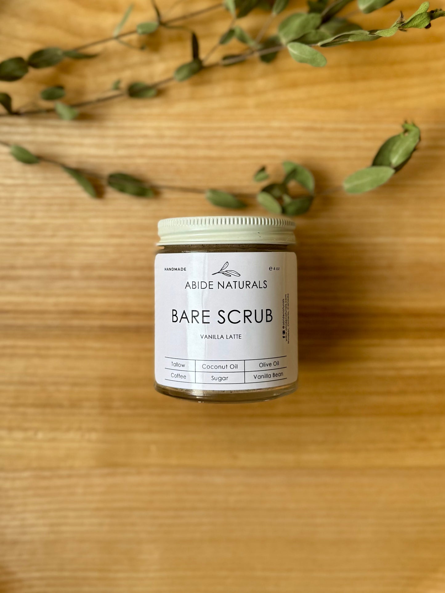 Bare Scrub Vanilla Latte