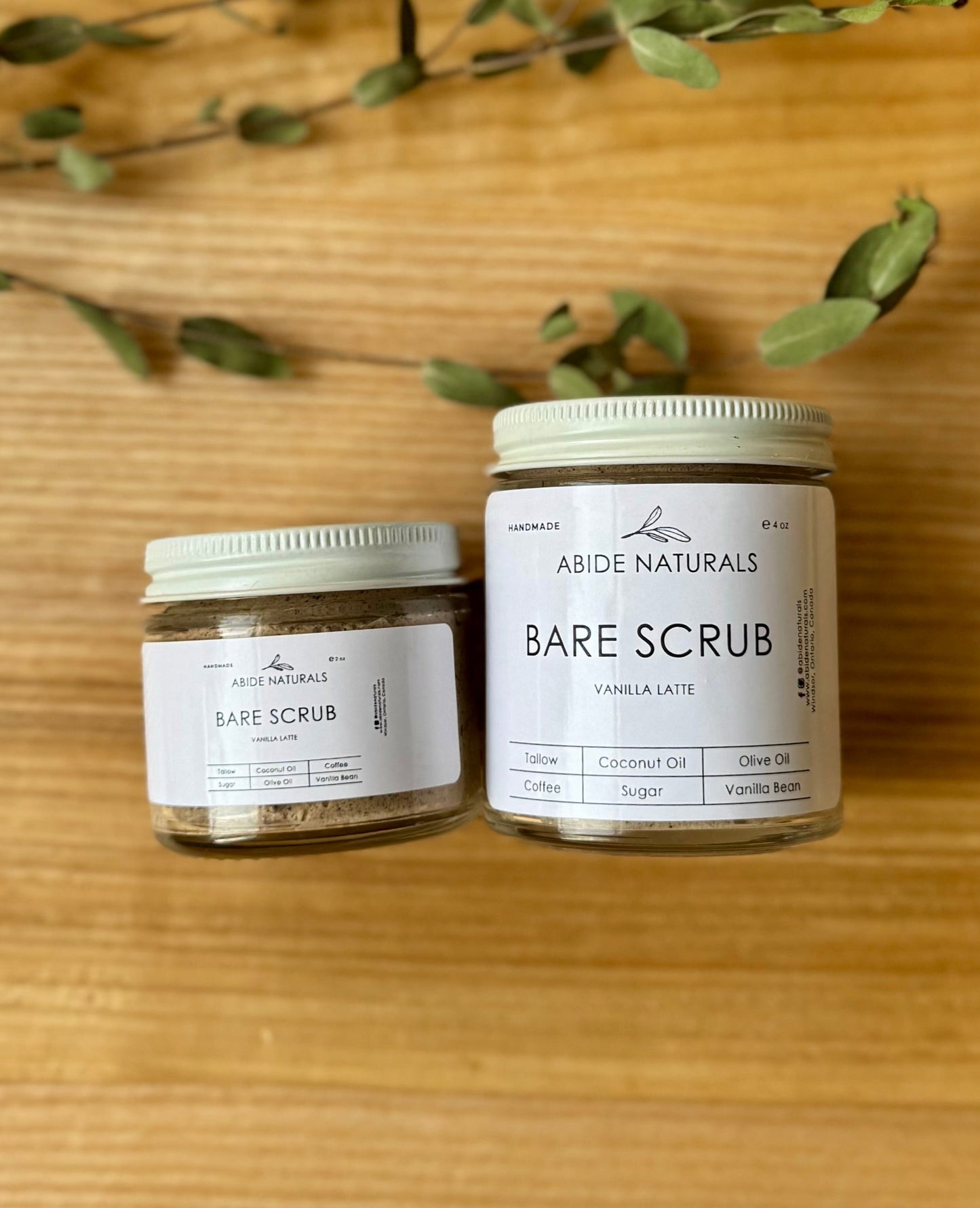 Bare Scrub Vanilla Latte